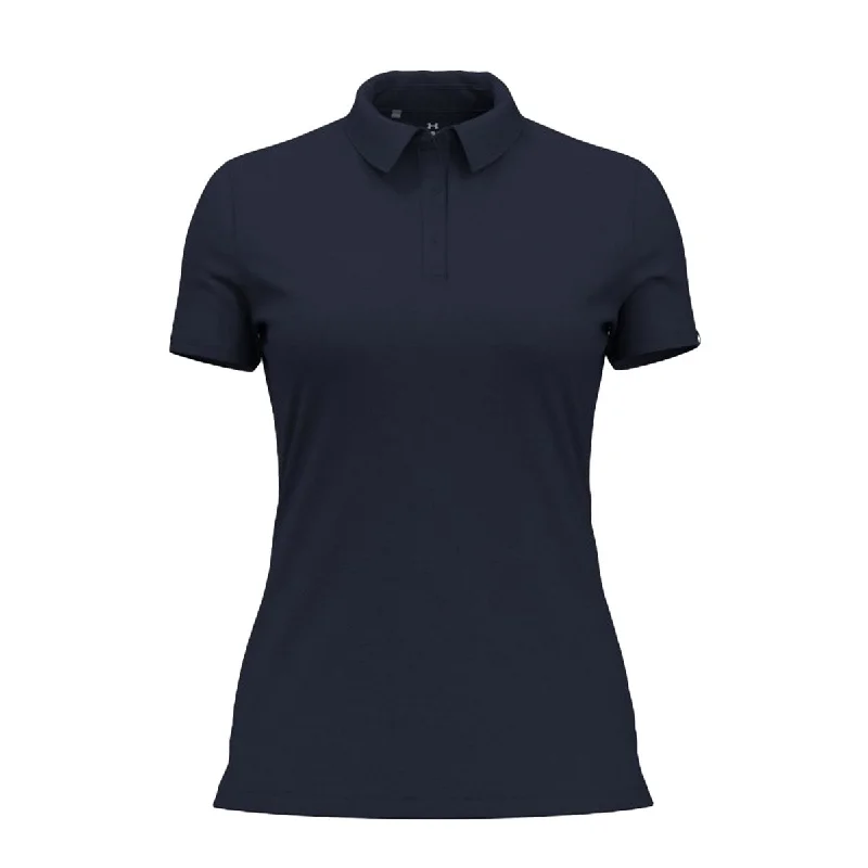 Under Armour Women's Midnight Navy Tee To Green Polo