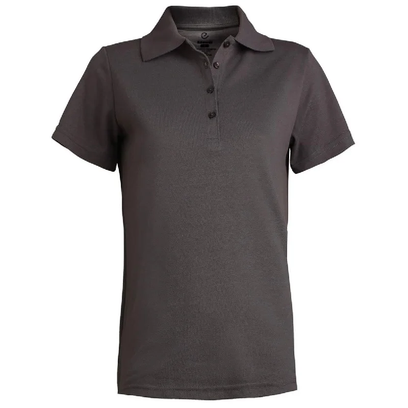 Edwards Women's Steel Grey Soft Touch Pique Polo