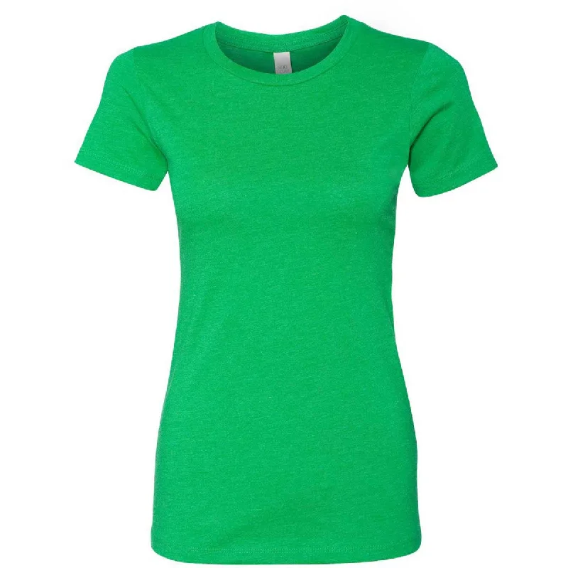 Next Level Women's Kelly Green CVC Crew Tee