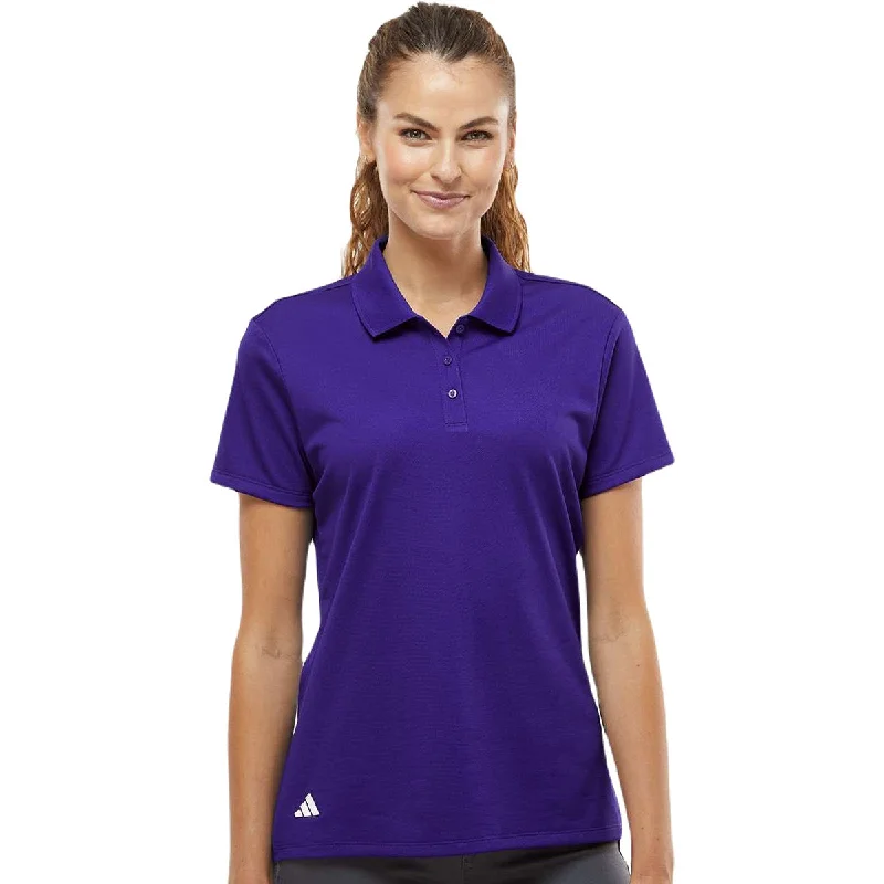 Adidas Women's Collegiate Purple Basic Sport Polo