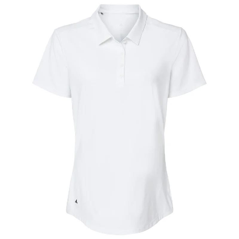 Adidas Women's White Ultimate Solid Polo