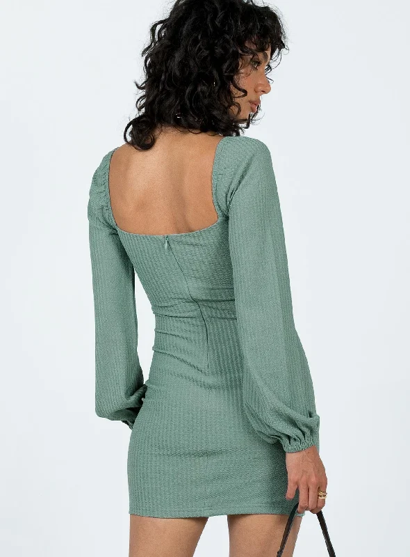 Benaud Mini Dress Green