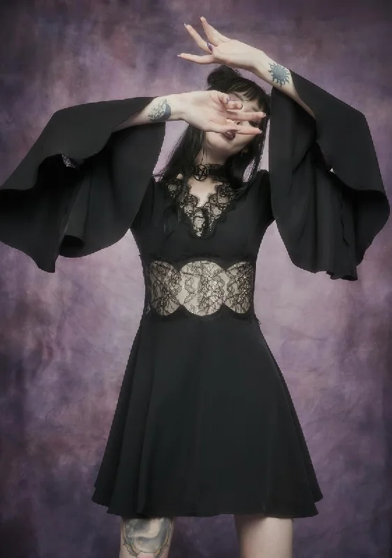 Conjuring The Dead Bell Sleeve Dress