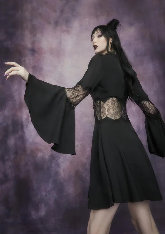 Conjuring The Dead Bell Sleeve Dress