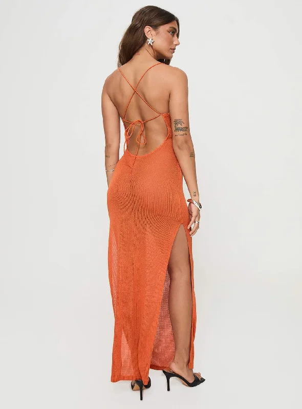 Cote Maxi Dress Orange