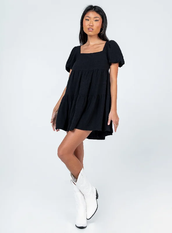 Zalia Mini Dress Black