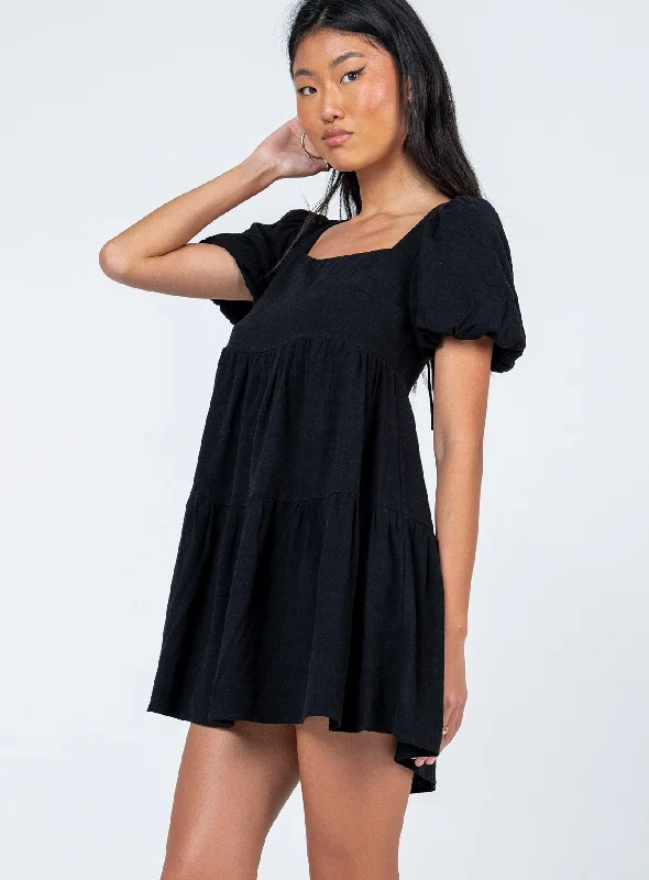 Zalia Mini Dress Black