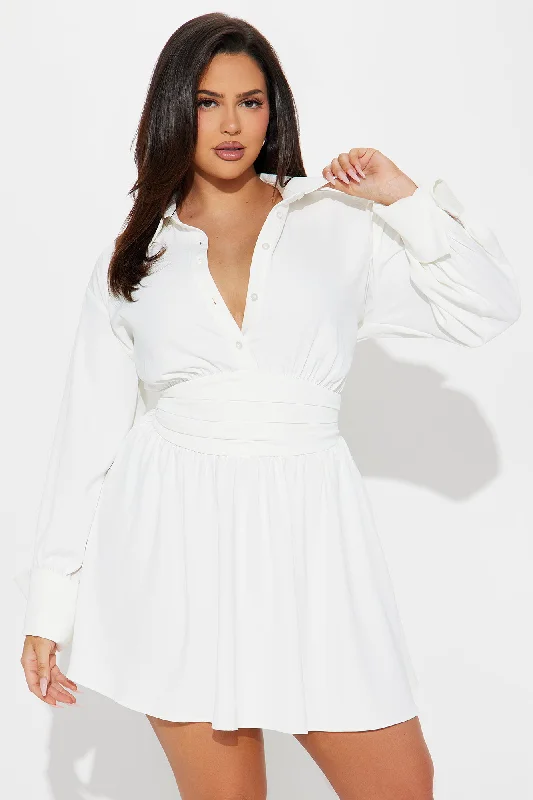 Eliana Mini Dress - Ivory