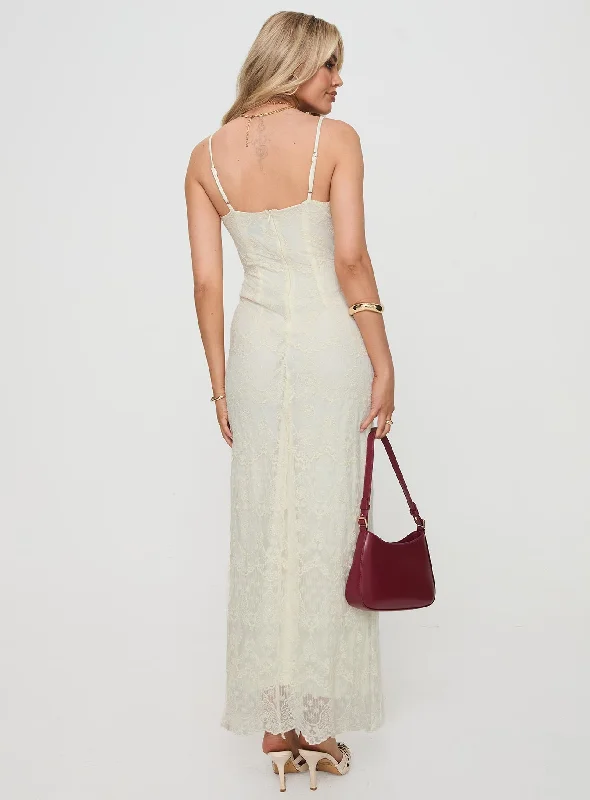 Euphemia Maxi Dress Cream