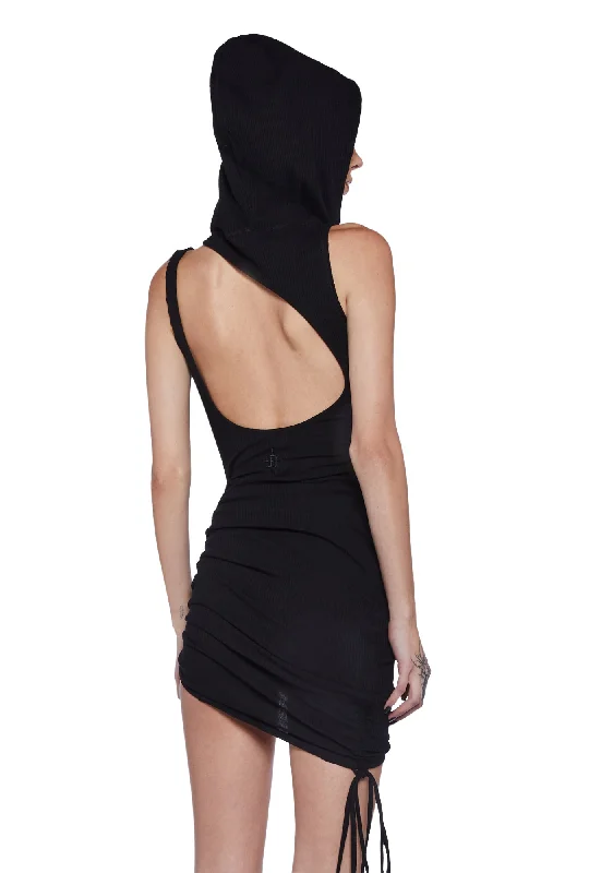 Fader Hooded Mini Dress