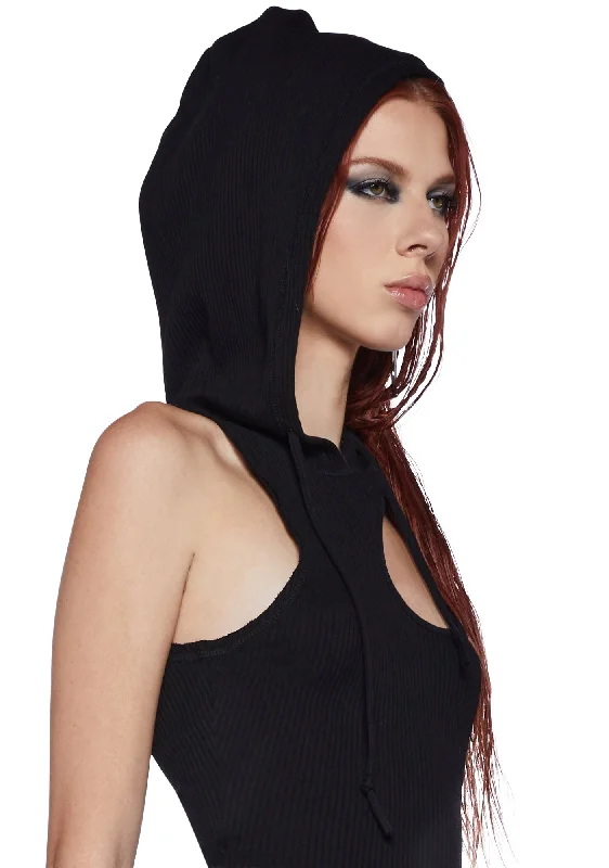 Fader Hooded Mini Dress