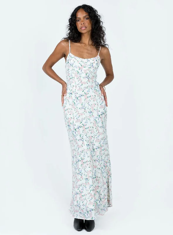 Fairholm Maxi Dress White / Floral