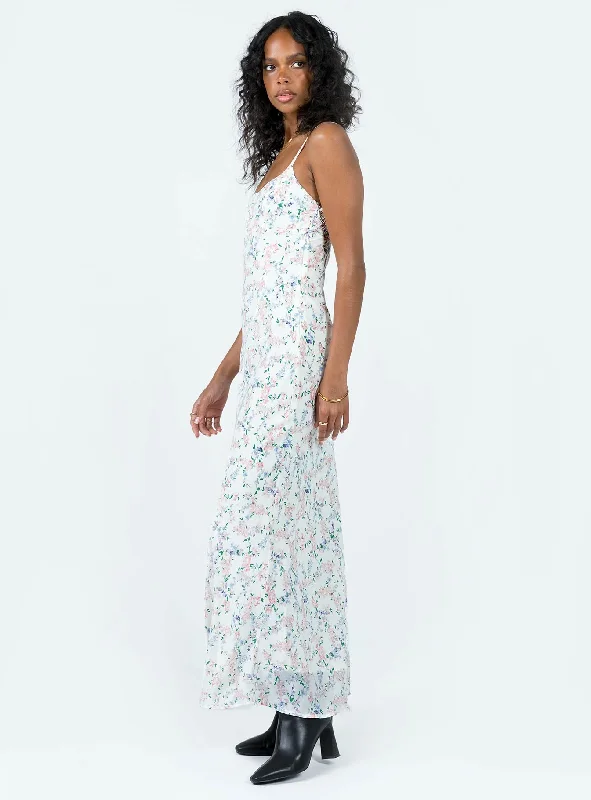 Fairholm Maxi Dress White / Floral