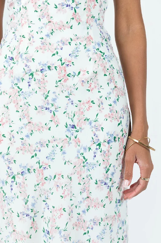 Fairholm Maxi Dress White / Floral