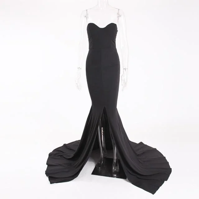 Strapless Black / XS