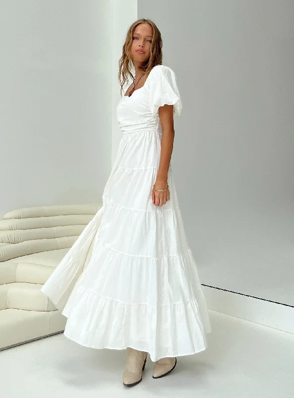 Garrity Maxi Dress White