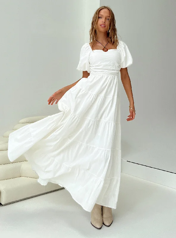 Garrity Maxi Dress White