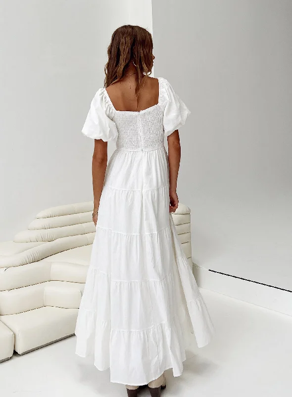 Garrity Maxi Dress White