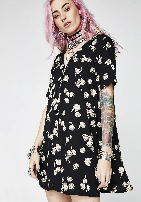 Grunge Daisy Crosena Dress