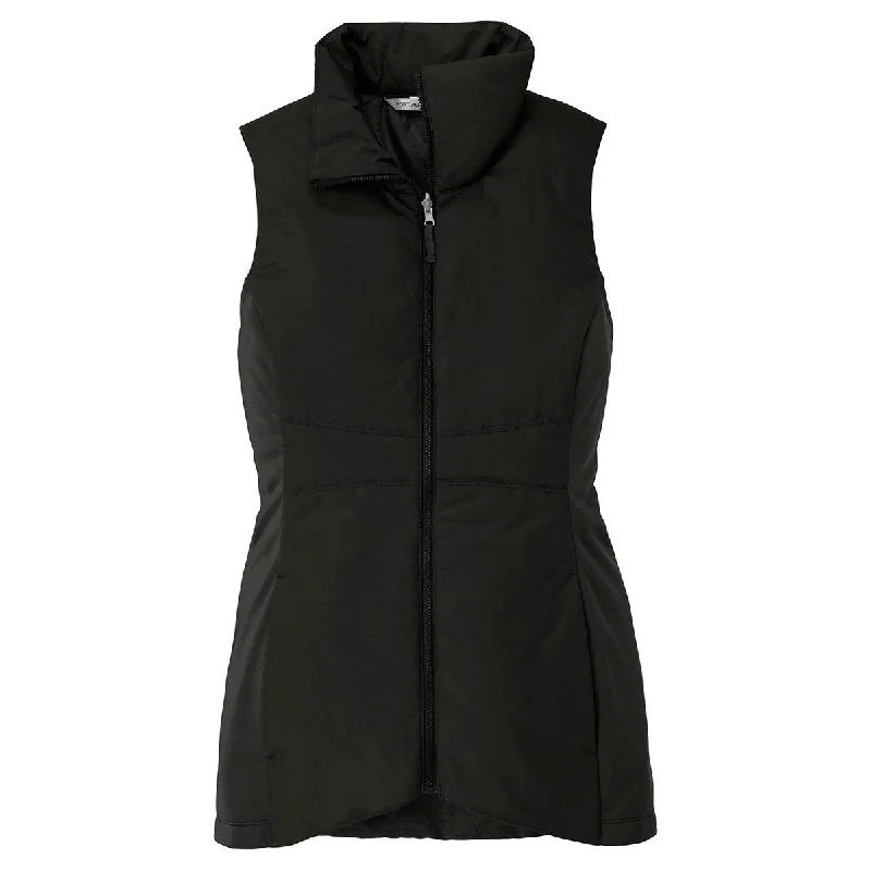 Port Authority Women's Deep Black Collective Insulated Vest