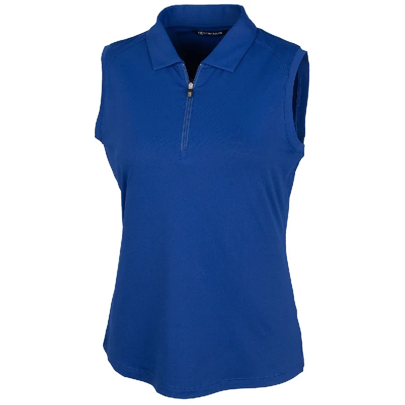 Cutter & Buck Women's Tour Blue Forge Sleeveless Polo