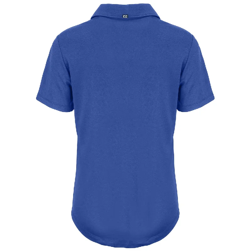 Cutter & Buck Women's Tour Blue Coastline Epic Comfort Eco Recycled Polo