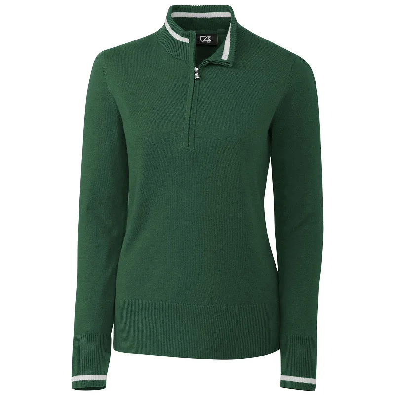 Cutter & Buck Women's Hunter Lakemont Tipped Half Zip