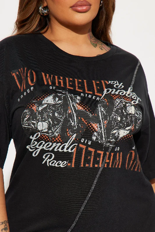 Legendary Racers T-Shirt Mini Dress - Black/combo