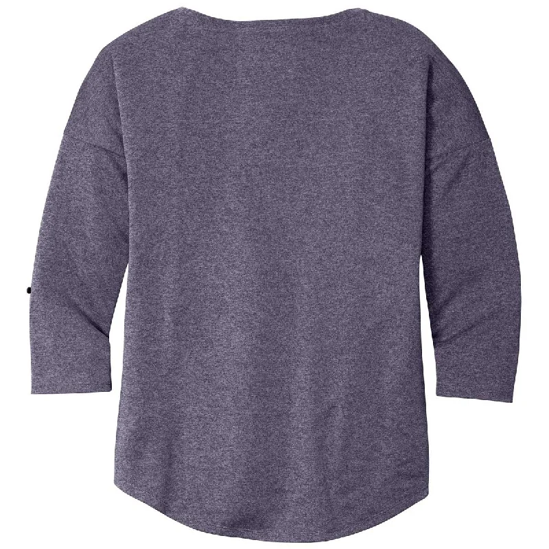 OGIO Women's Navy Heather Gravitate Scoop 3/4-Sleeve