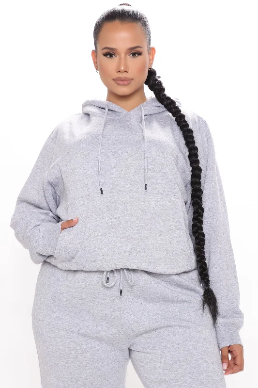 Look Again Hoodie - Heather Grey