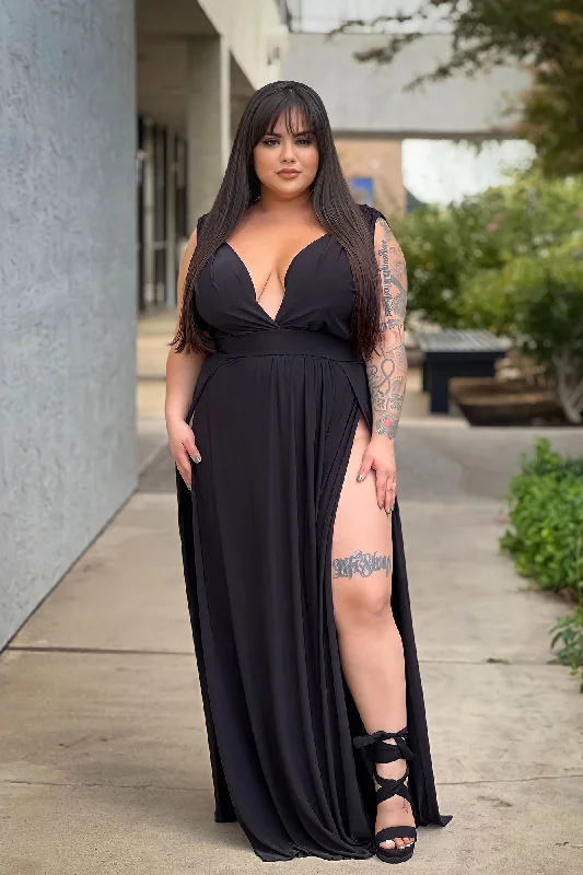 Love Spree Maxi Dress - Black