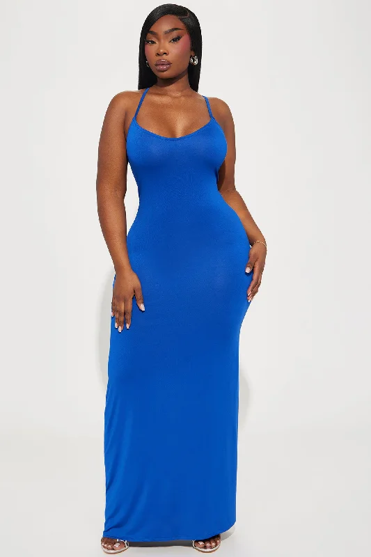 Marla Maxi Dress - Blue