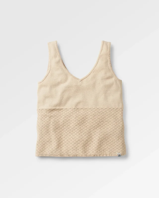 Migrate Organic Knitted Tank Top - Oat