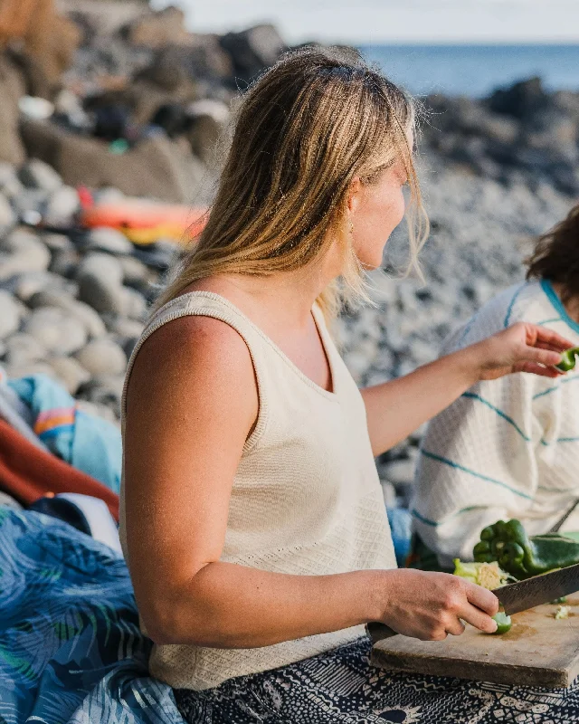 Migrate Organic Knitted Tank Top - Oat