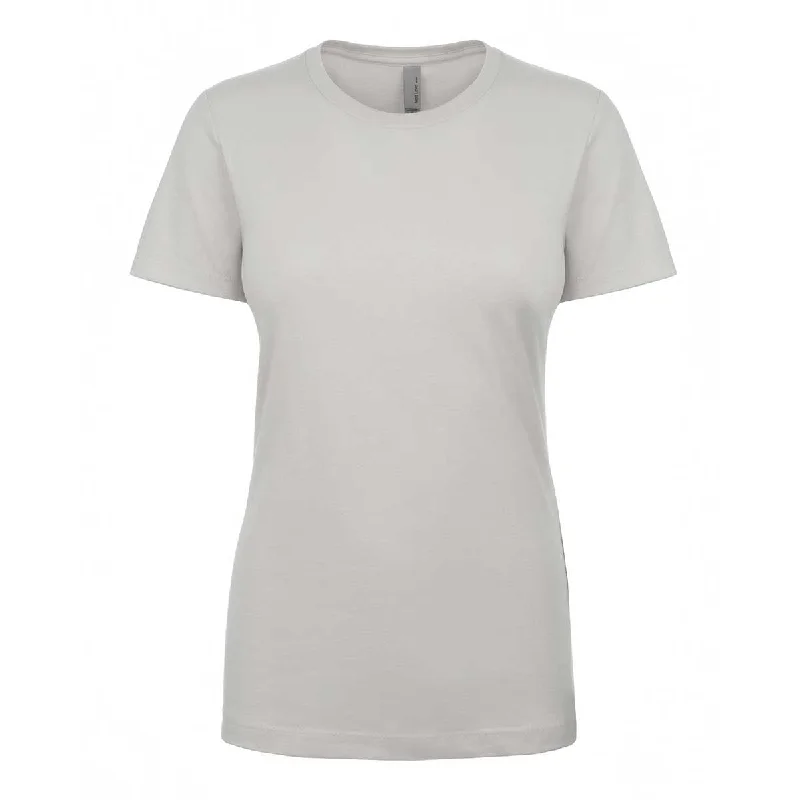 Next Level Women's Silver Ideal Short-Sleeve Crew Tee