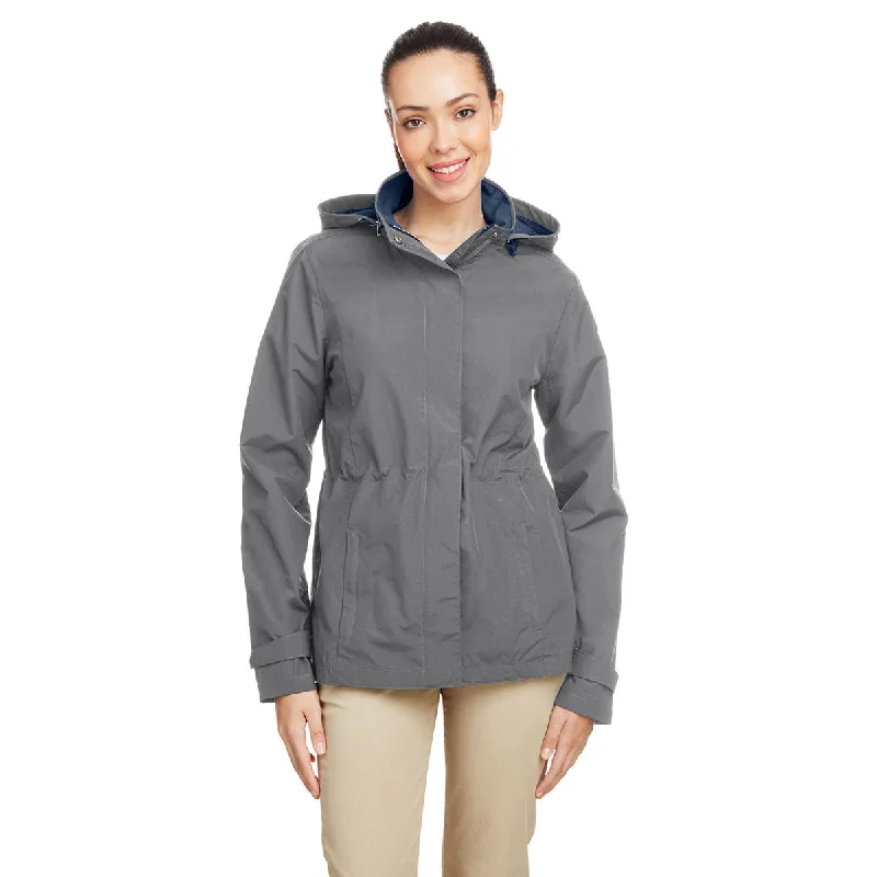 Nautica Women's Graphite Voyage Raincoat