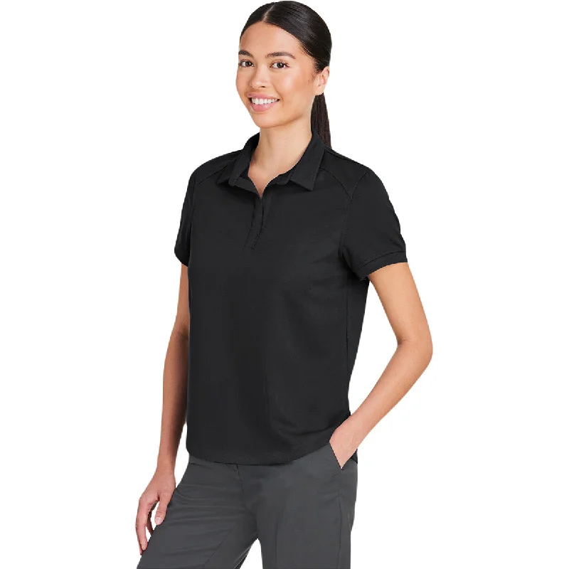 North End Women's Black Express Tech Performance Polo