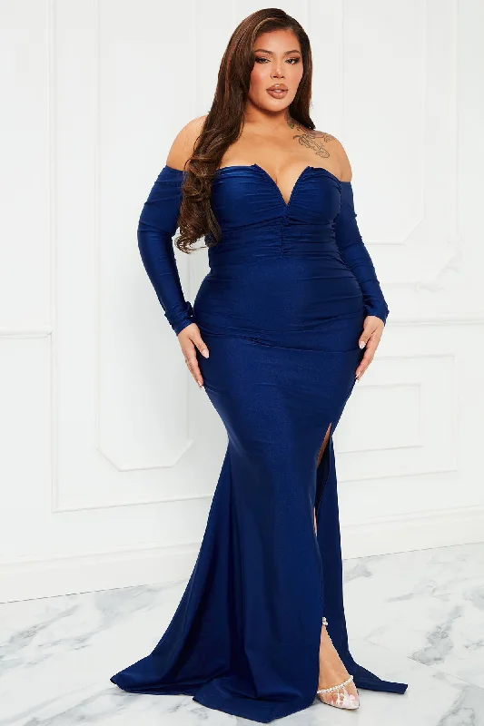 Need To Know Maxi Dress - Navy