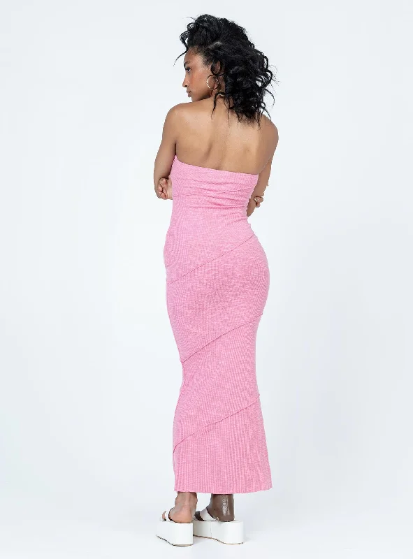 Oscar Midi Dress Pink