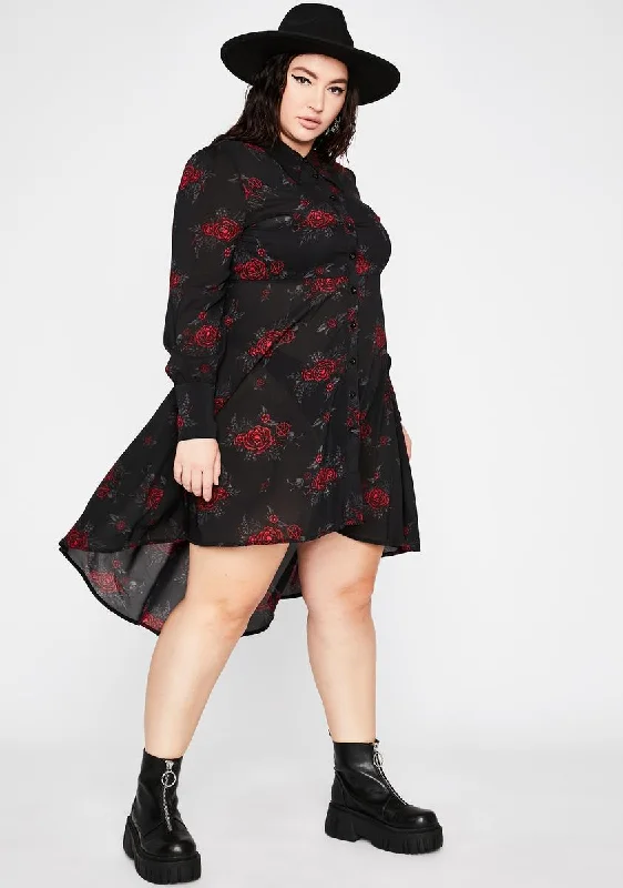 Plus Pandora Shirt Dress