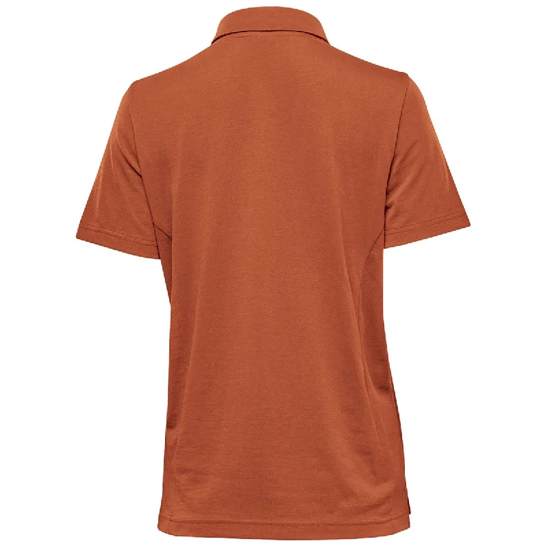 Stormtech Women's Rust Settebello Short Sleeve Polo