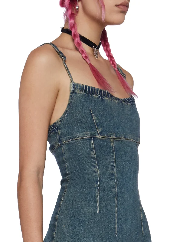 Reyne Denim Midi Dress