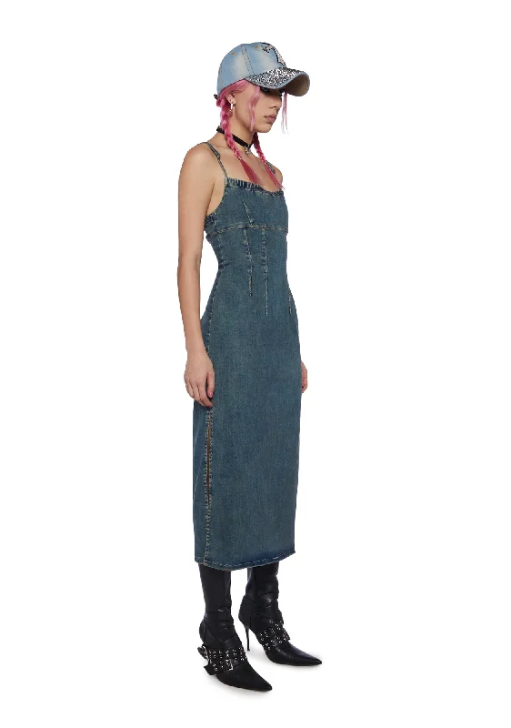 Reyne Denim Midi Dress