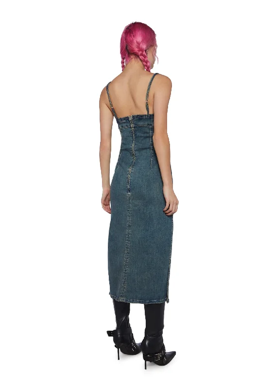 Reyne Denim Midi Dress