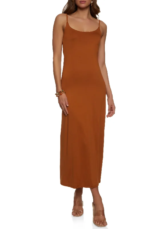 Scoop Neck Maxi Cami Dress