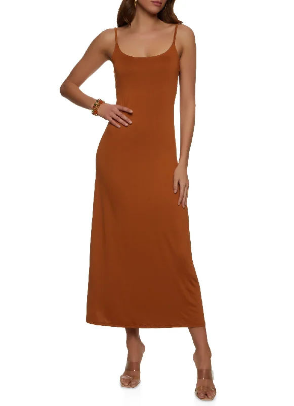 Scoop Neck Maxi Cami Dress