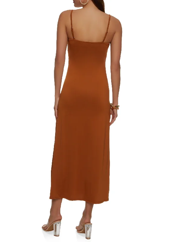 Scoop Neck Maxi Cami Dress