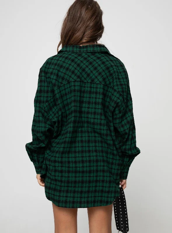 Stark Shirt Green Check