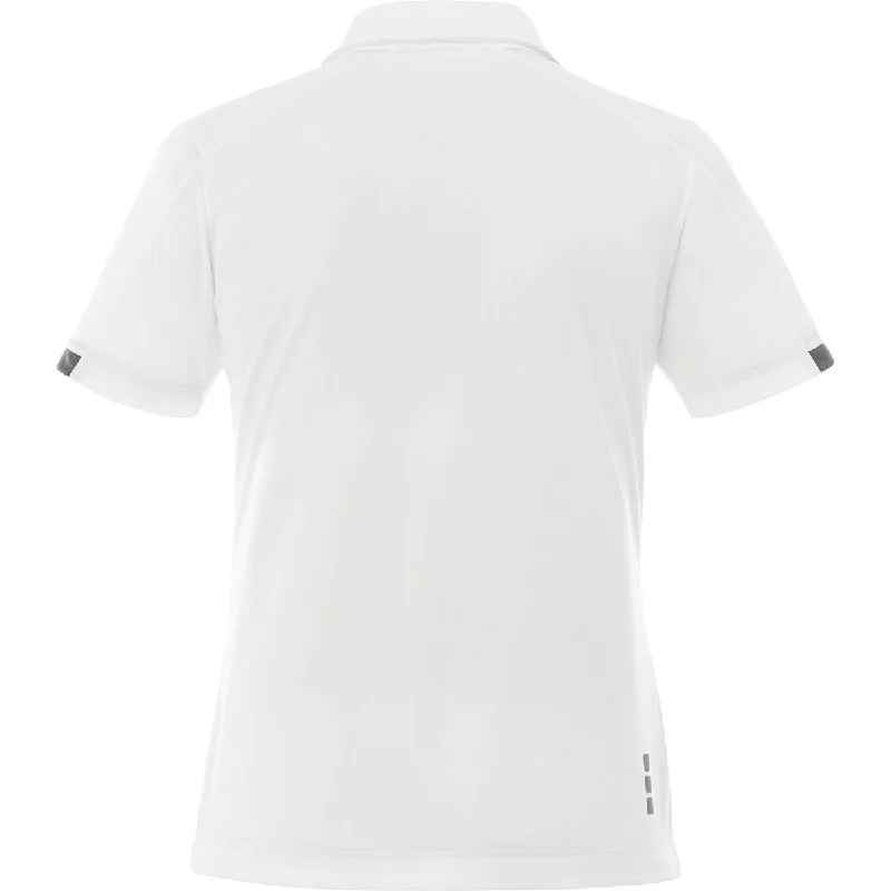 Elevate Women's White Kiso Short Sleeve Polo