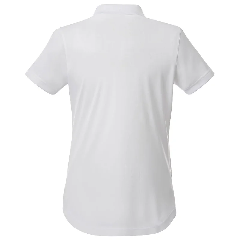 Elevate Women's White Otis Short Sleeve Polo